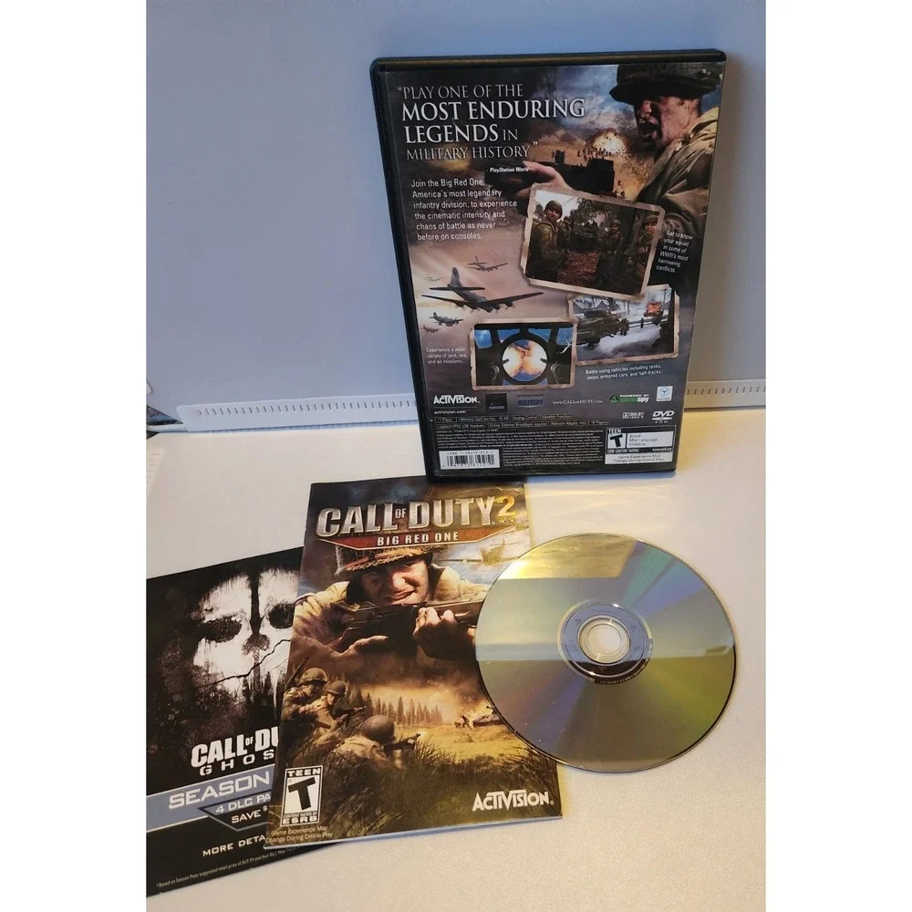 Call Of Duty 2 Big Red One PlayStation PS2 Complete CIB Tested - Picture 2 of 3